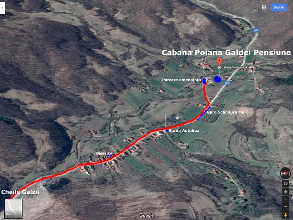 Cabana Poiana Galdei Bagian luar foto